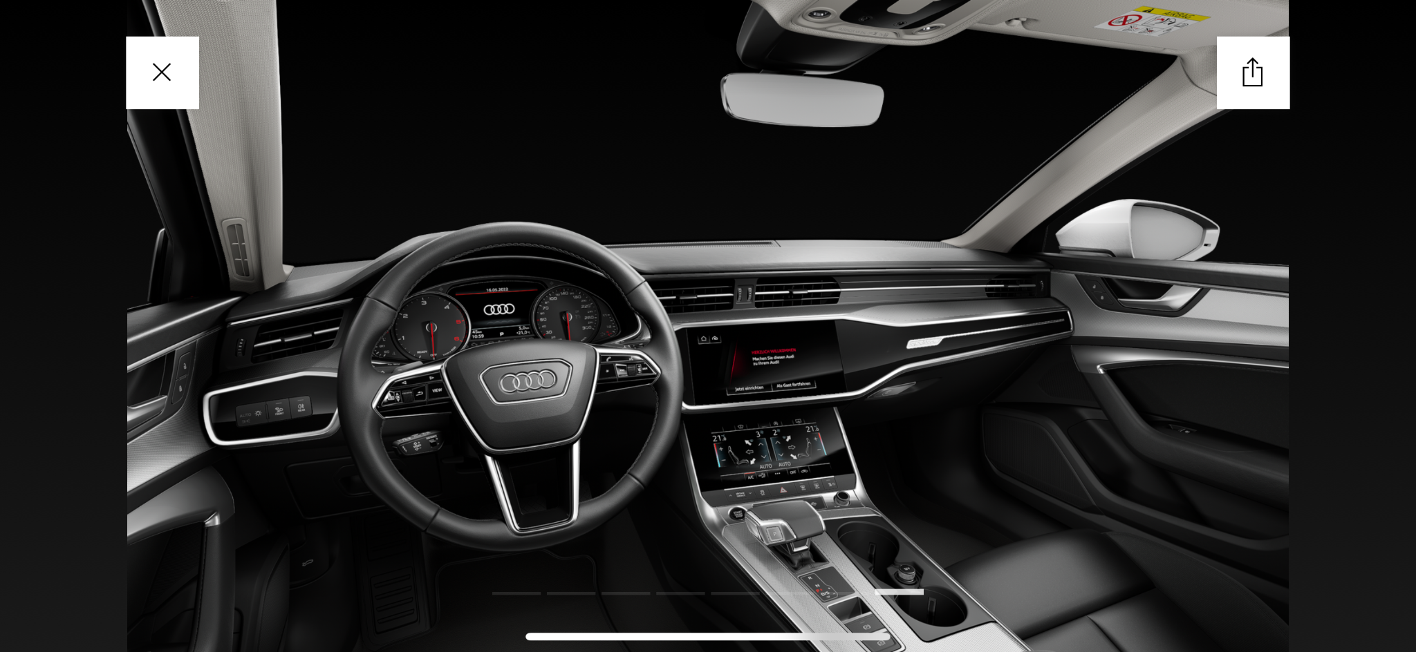 Cockpit des Audi A6